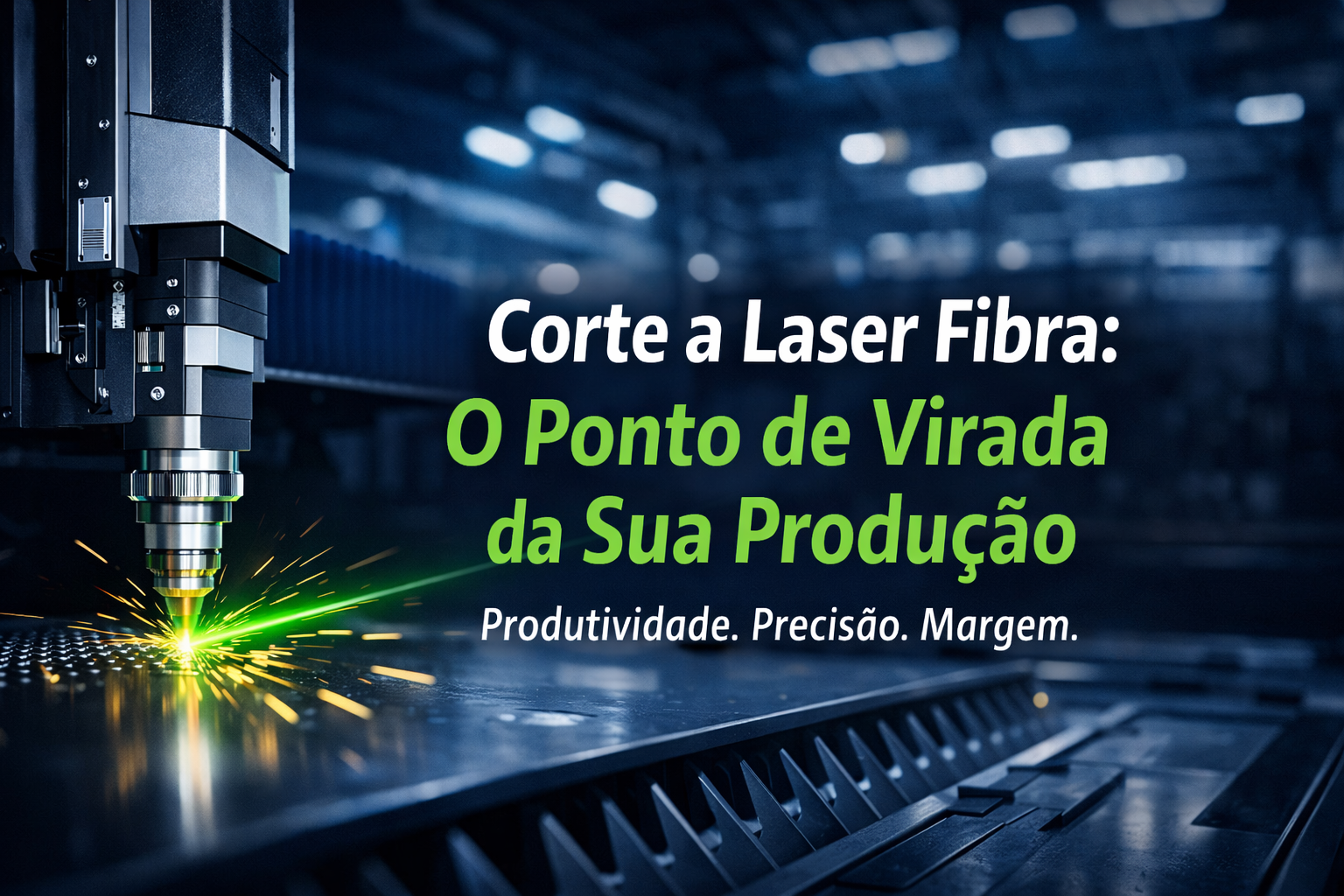 Corte a Laser Fibra: Mais Controle e Margem Industrial