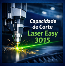 Laser Fibra 3015: Capacidade de Corte e Vantagens Industriais